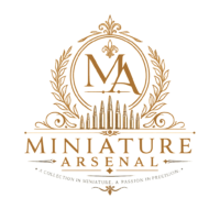image showing front of miniature arsenal