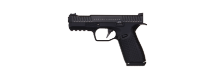 Archon Type B Gen 2 9mm pistol with AF-Speedlock mechanism visible, tactical black nitride finish