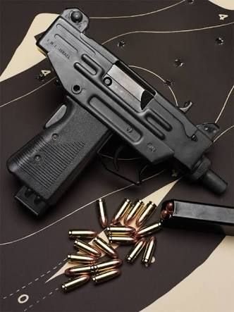 image showing front of miniature machine-guns on sale