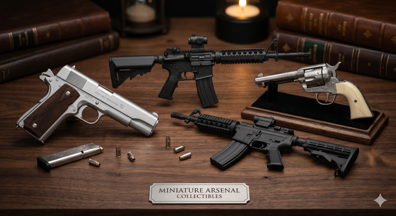 image showing miniature arsenal collectibles for sale