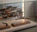 image showing detailed weapon miniatures display